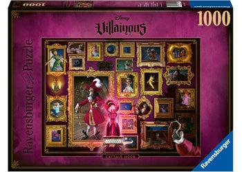 Ravensburger 1000pc - Disney Villainous Captain Hook Puzzle
