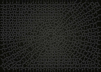 Ravensburger - KRYPT Black Puzzle 736pc