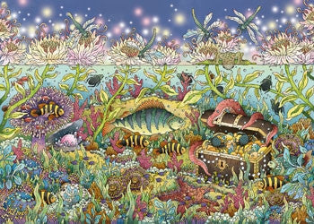 Ravensburger 1000pc - Underwater Kingdom at Dusk Puzzle