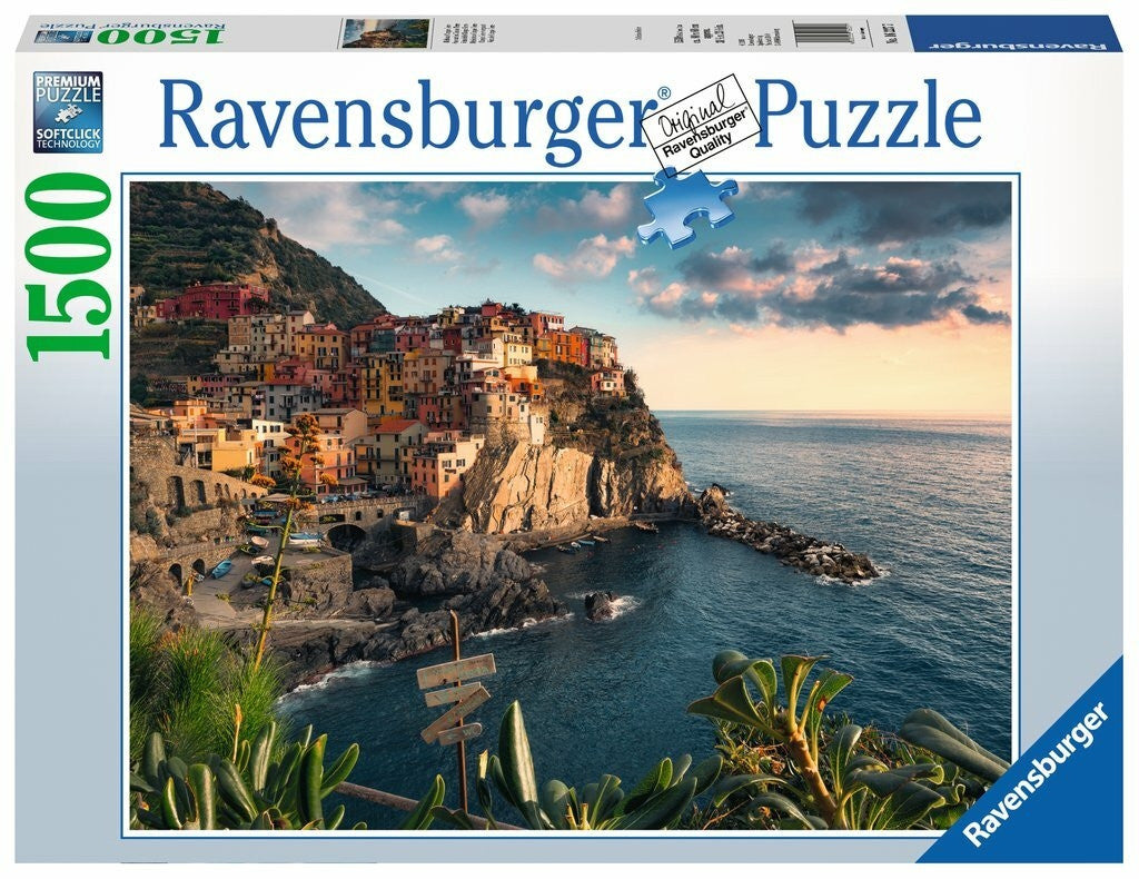 Ravensburger 1500pc - Cinque Terre Viewpoint Puzzle  | Discount Toy Co.