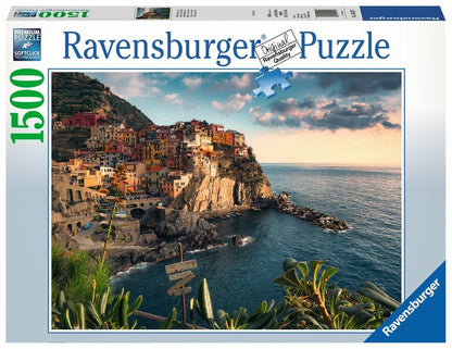 Ravensburger 1500pc - Cinque Terre Viewpoint Puzzle  | Discount Toy Co.
