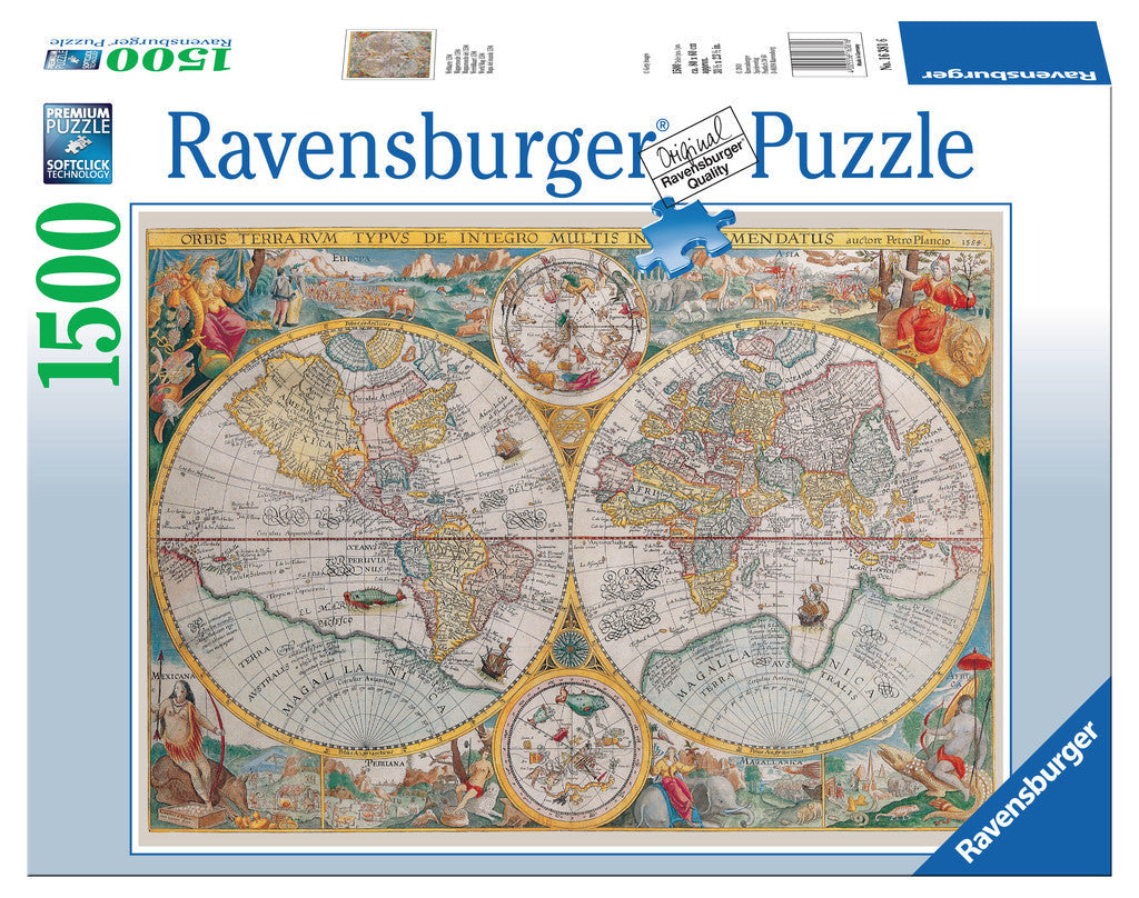 Ravensburger 1500pc - Historical Map Puzzle