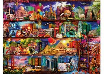 Ravensburger 2000pc - World Of Books Puzzle - Aimee Stewart