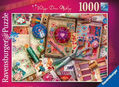 Ravensburger 1000pc - Vintage Dressmaking Puzzle 1000pc