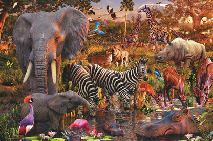 Ravensburger 3000pc - African Animal World Puzzle
