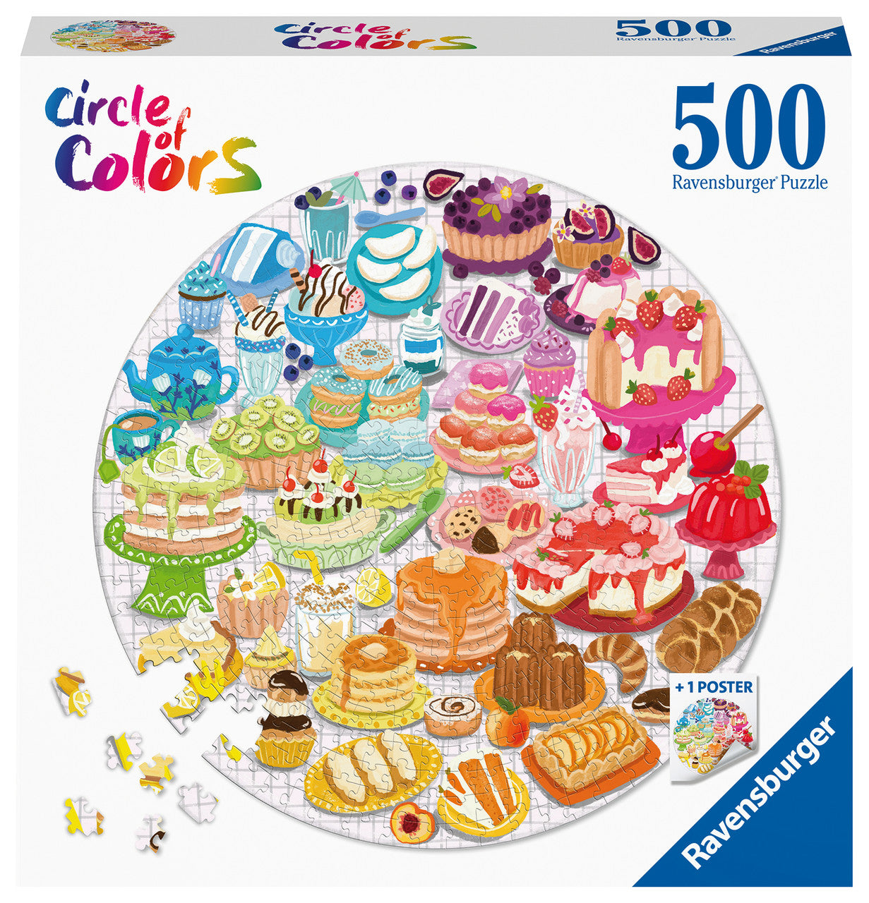 Ravensburger 500pc - Circle of Colors Desserts Puzzle
