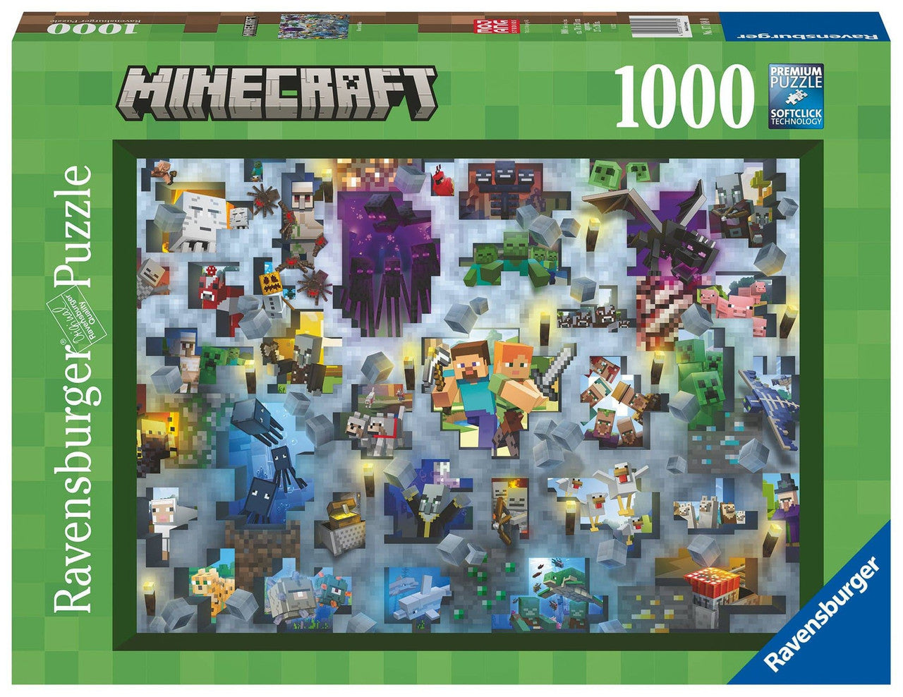 Ravensburger 1000pc - Minecraft Challenge Puzzle