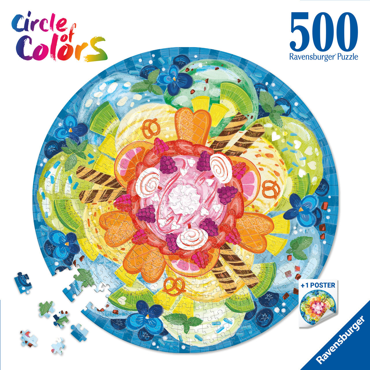 Ravensburger 500pc - Circle of Colors Ice Cream Puzzle
