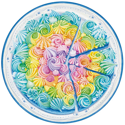 Ravensburger 500pc - Circle of Colors Rainbow Cake Puzzle