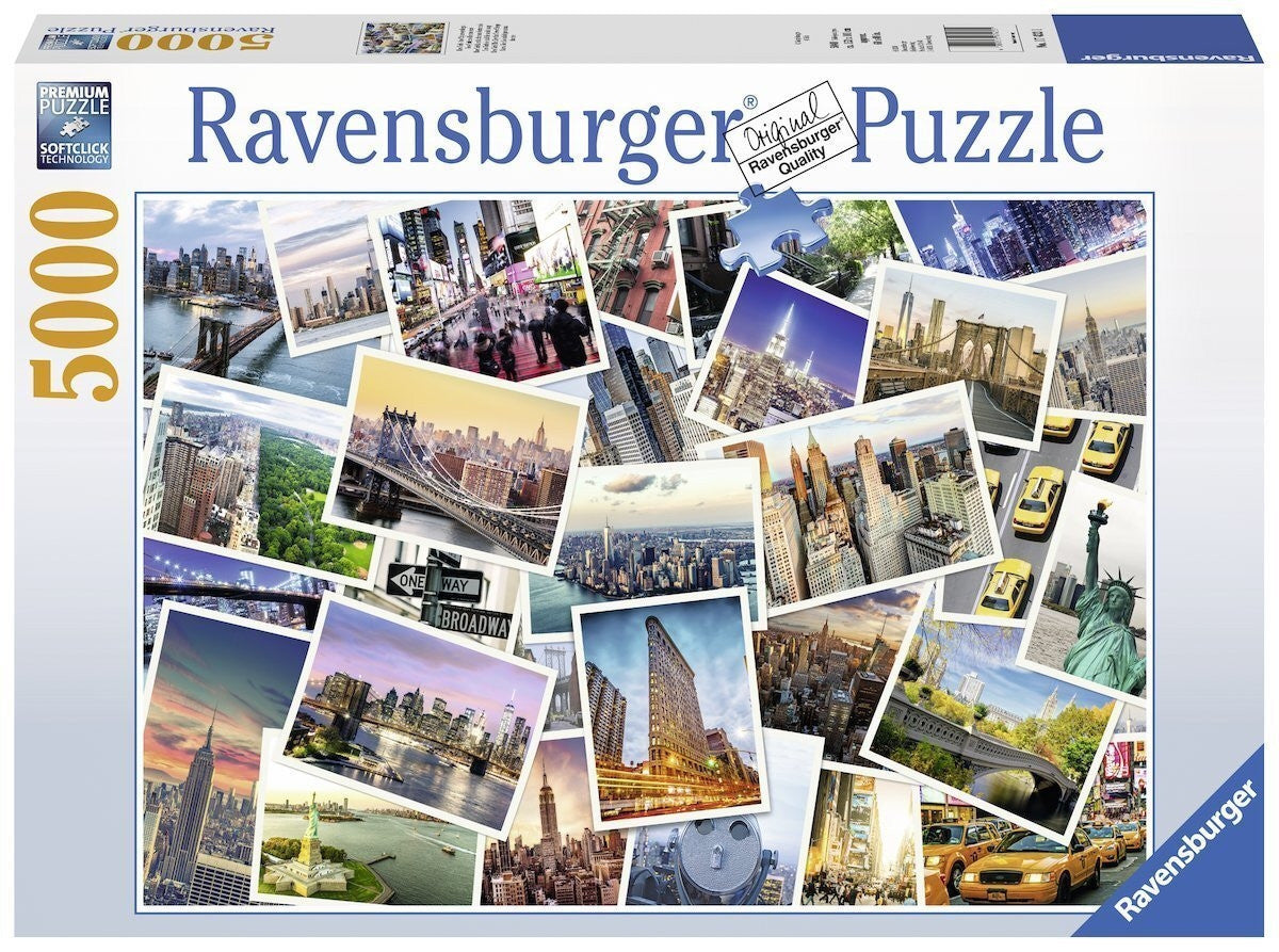 Ravensburger 5000pc - Spectacular Skyline NY Puzzle **Minor Box Damage**