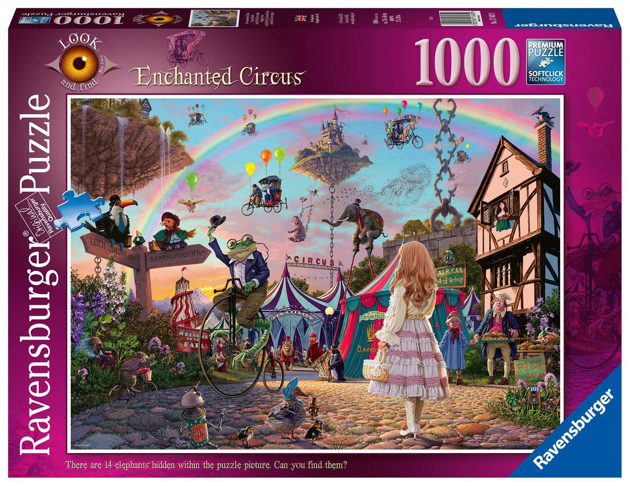 Ravensburger 1000pc - Look & Find No.2: Enchanted Circus Puzzle