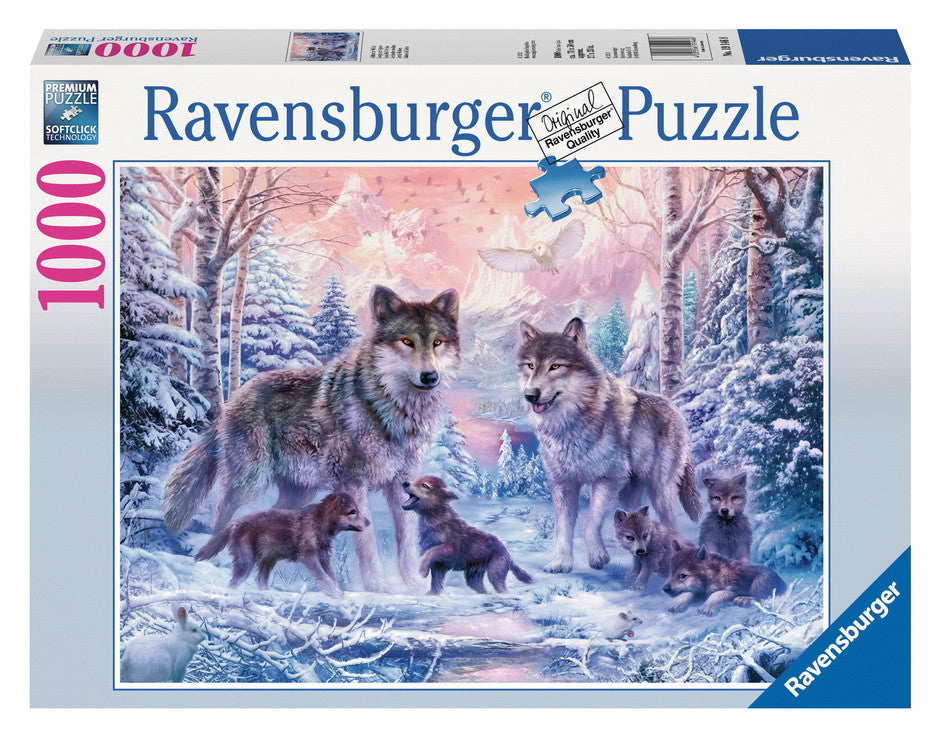 Ravensburger 1000pc - Arctic Wolves Puzzle