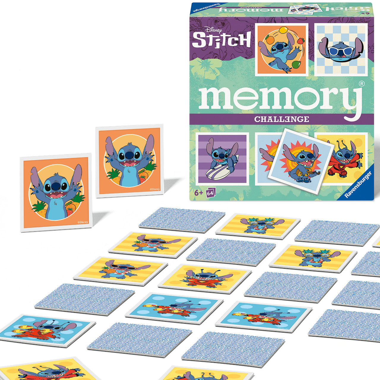 Ravensburger - Disney Stitch Challenge Memory Game