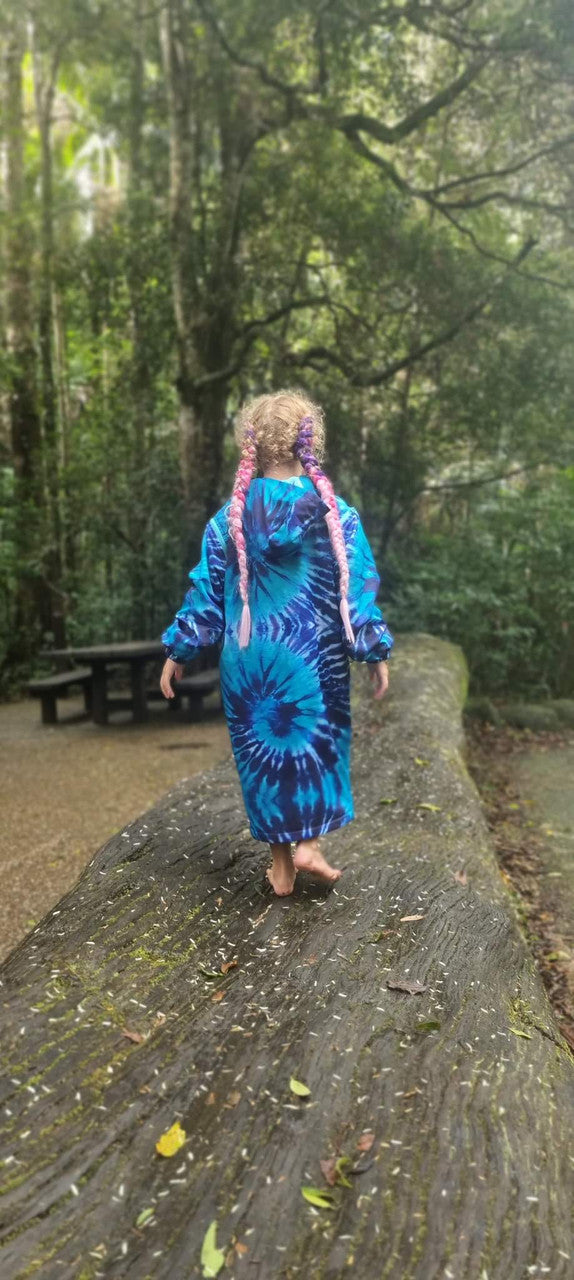 Schmik - Tie Dye Print Swim Parka