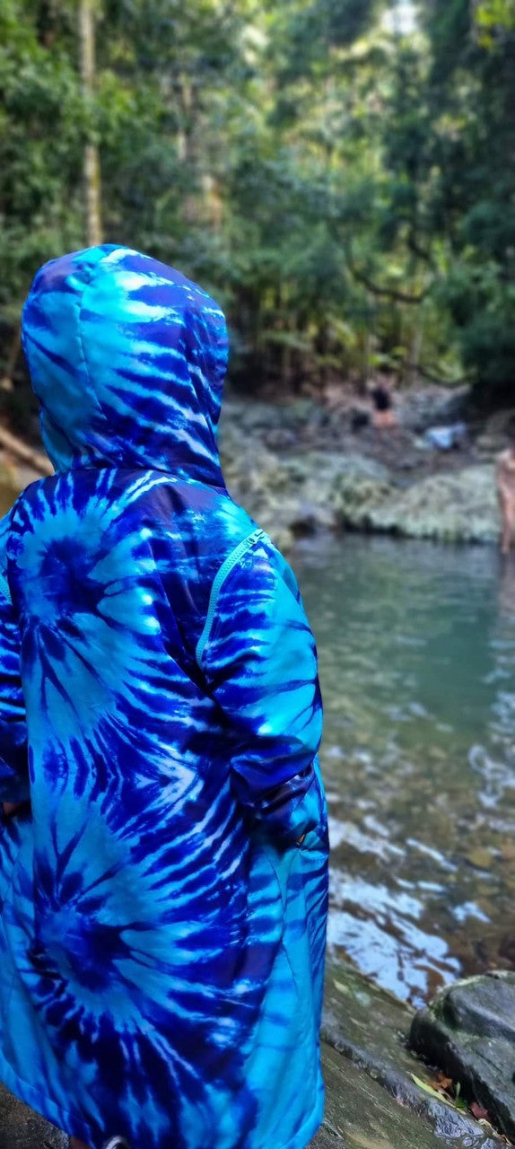Schmik - Tie Dye Print Swim Parka
