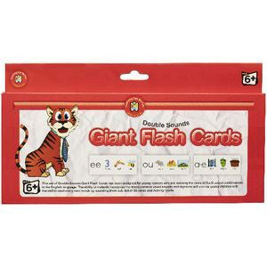 Learning Can Be Fun - Double Sounds Giant Flash Cards