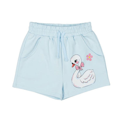 Rock Your Baby - Ribbon Swan Shorts (size 8-12)