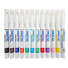 Giotto - Decor Materials Multi Surface Marker Pens 12pk