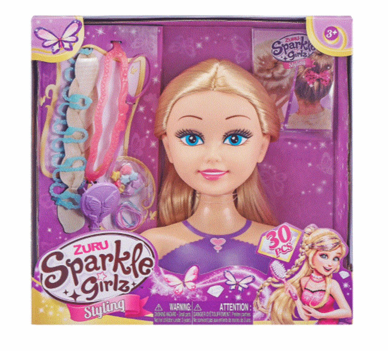 ZURU - Sparkle Girlz Styling Head with Accessories