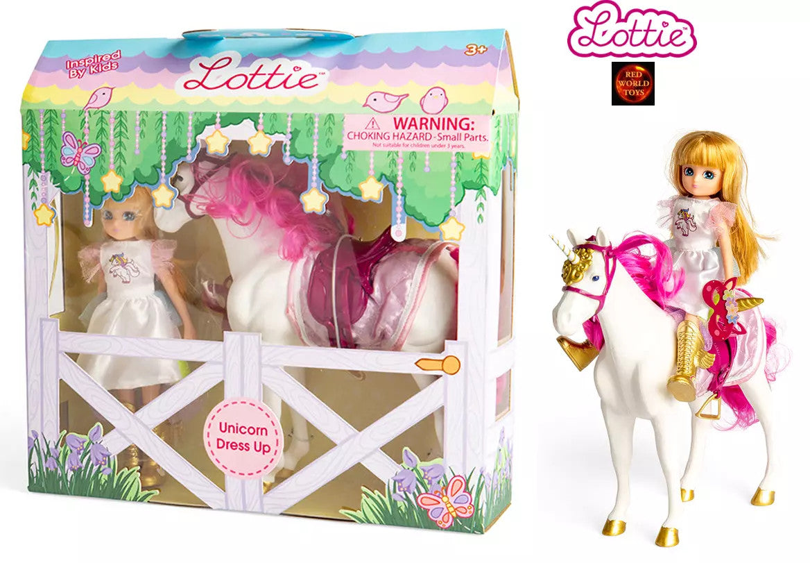Lottie - Unicorn Dress up Doll & Set