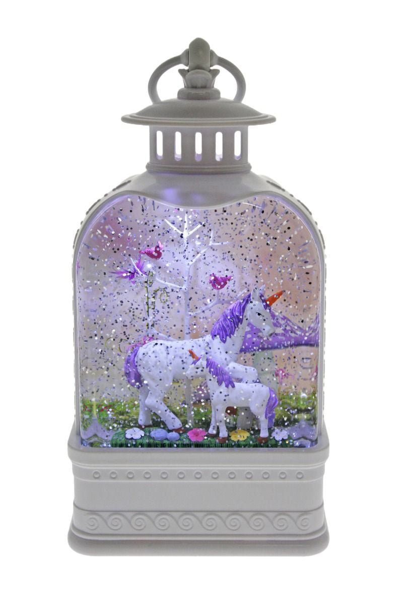 Cotton Candy - Medium Purple Unicorn Lantern