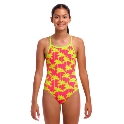 Funkita - Girl's Tie Me Tight One Piece Swimmers - Sweet Coconuts