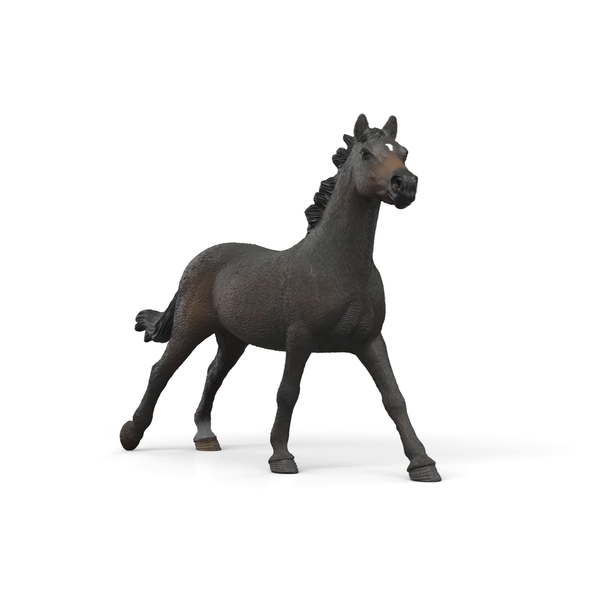 Schleich English Thoroughbred Mare 14914 hand-painted HORSE CLUB horse figurine with dark bay coat and black mane