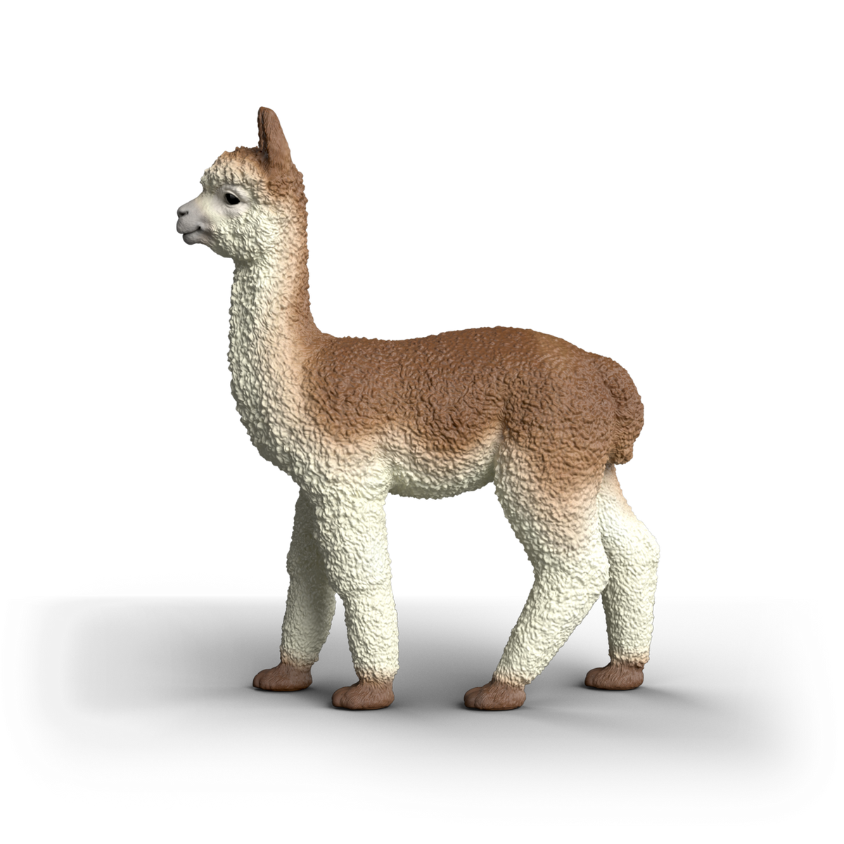 Schleich Alpaca 14928 realistic hand-painted FARM WORLD alpaca animal figure with fluffy fleece