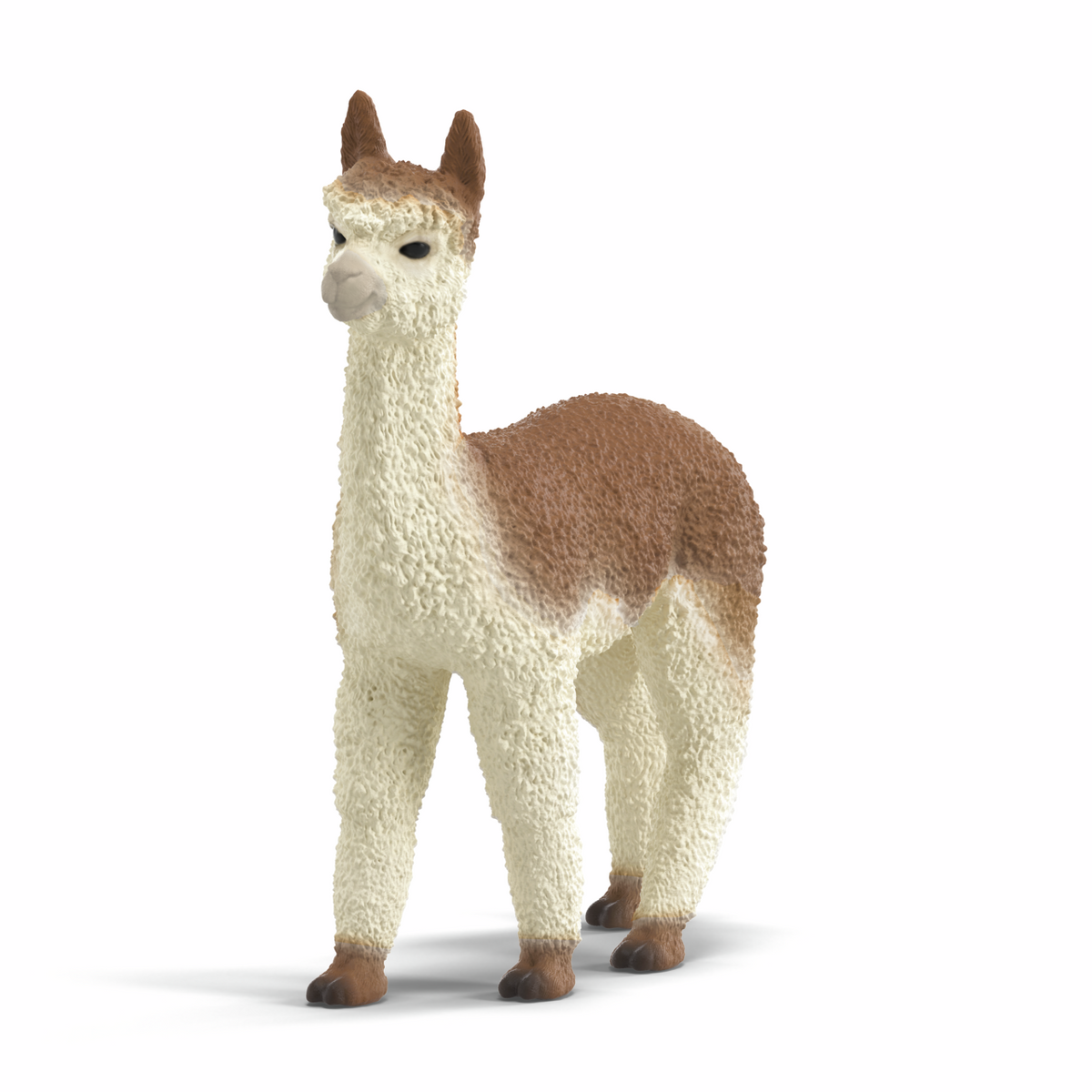 Schleich Alpaca 14928 realistic hand-painted FARM WORLD alpaca animal figure with fluffy fleece