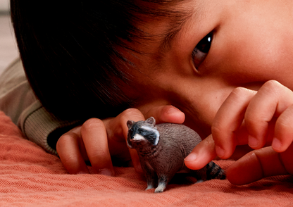 Schleich Raccoon 14937 realistic hand-painted WILD LIFE woodland animal toy figure with striped tail