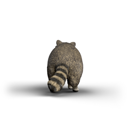 Schleich Raccoon 14937 realistic hand-painted WILD LIFE woodland animal toy figure with striped tail