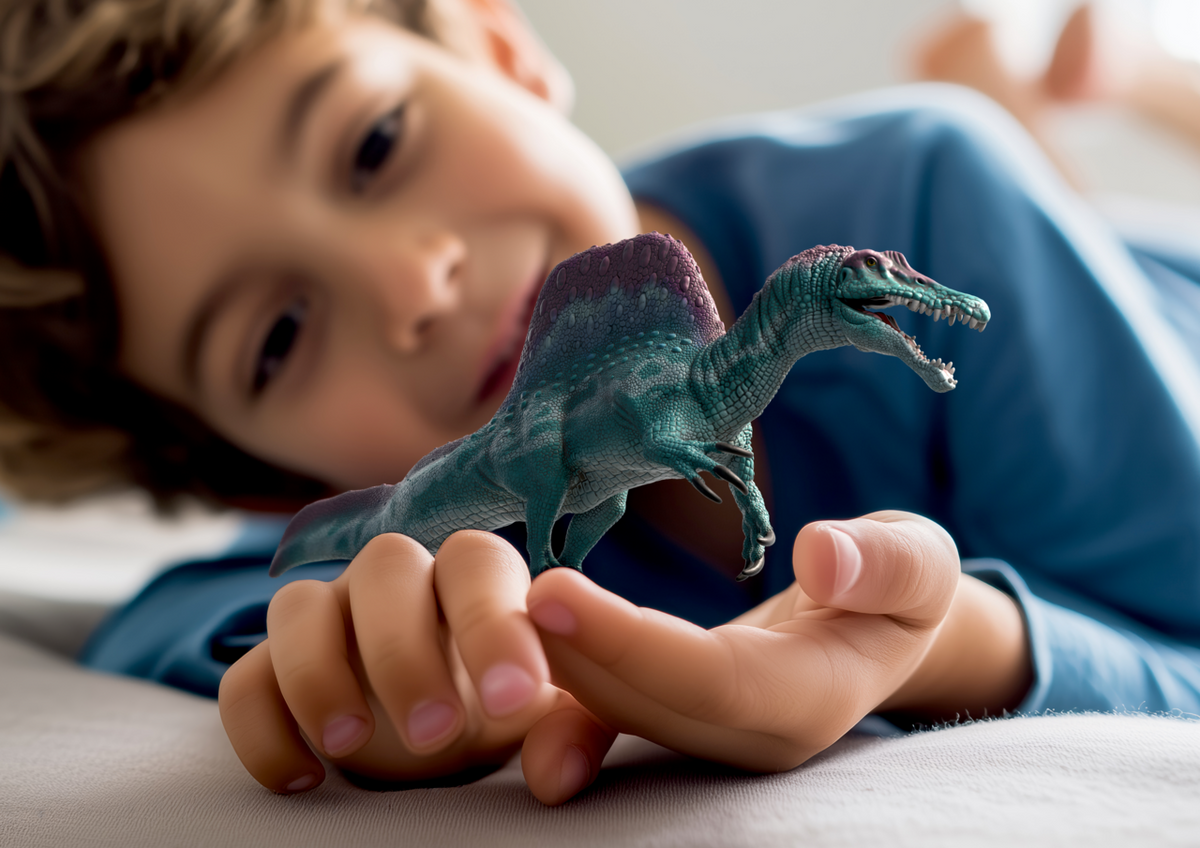 Schleich Spinosaurus 15049 hand-painted dinosaur figurine with movable jaw and detailed sail