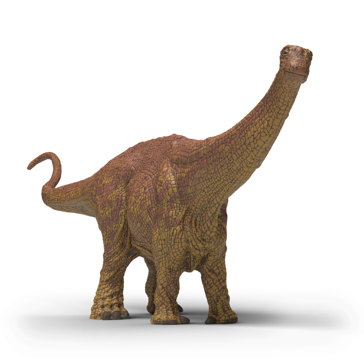 The Schleich Brontosaurus (15051) is a highly detailed hand-painted dinosaur figurine from the Schleich DINOSAURS collection. Measuring 32.7 × 5.5 × 10.8 cm, this impressive model features a long neck, whip-like tail and textured yellow-brown skin inspired by one of the largest herbivorous dinosaurs to ever walk the Earth. Suitable for children aged 3–8 years, it is perfect for imaginative prehistoric adventures, educational activities and dinosaur collections. Designed from durable, high-quality plastic, t