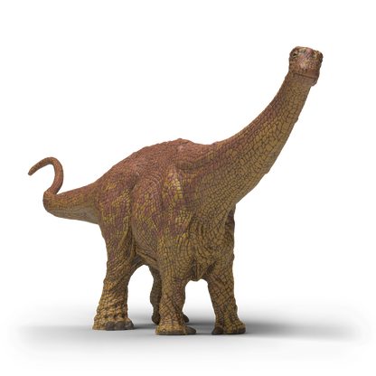 The Schleich Brontosaurus (15051) is a highly detailed hand-painted dinosaur figurine from the Schleich DINOSAURS collection. Measuring 32.7 × 5.5 × 10.8 cm, this impressive model features a long neck, whip-like tail and textured yellow-brown skin inspired by one of the largest herbivorous dinosaurs to ever walk the Earth. Suitable for children aged 3–8 years, it is perfect for imaginative prehistoric adventures, educational activities and dinosaur collections. Designed from durable, high-quality plastic, t