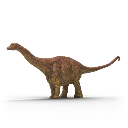 The Schleich Brontosaurus (15051) is a highly detailed hand-painted dinosaur figurine from the Schleich DINOSAURS collection. Measuring 32.7 × 5.5 × 10.8 cm, this impressive model features a long neck, whip-like tail and textured yellow-brown skin inspired by one of the largest herbivorous dinosaurs to ever walk the Earth. Suitable for children aged 3–8 years, it is perfect for imaginative prehistoric adventures, educational activities and dinosaur collections. Designed from durable, high-quality plastic, t