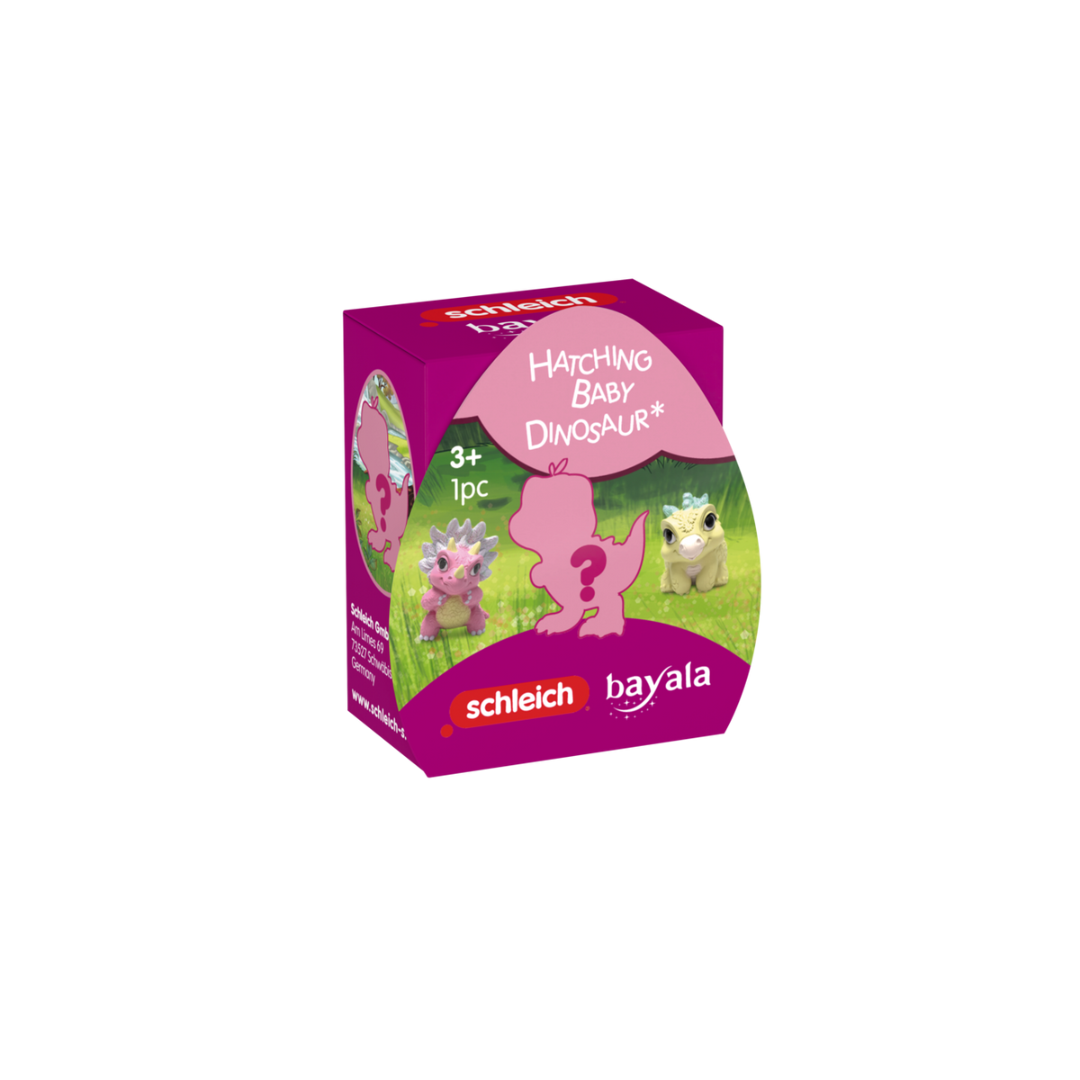 Schleich Hatching Baby Dinosaurs 70674 mystery collectible egg with surprise baby dinosaur figure and collector poster