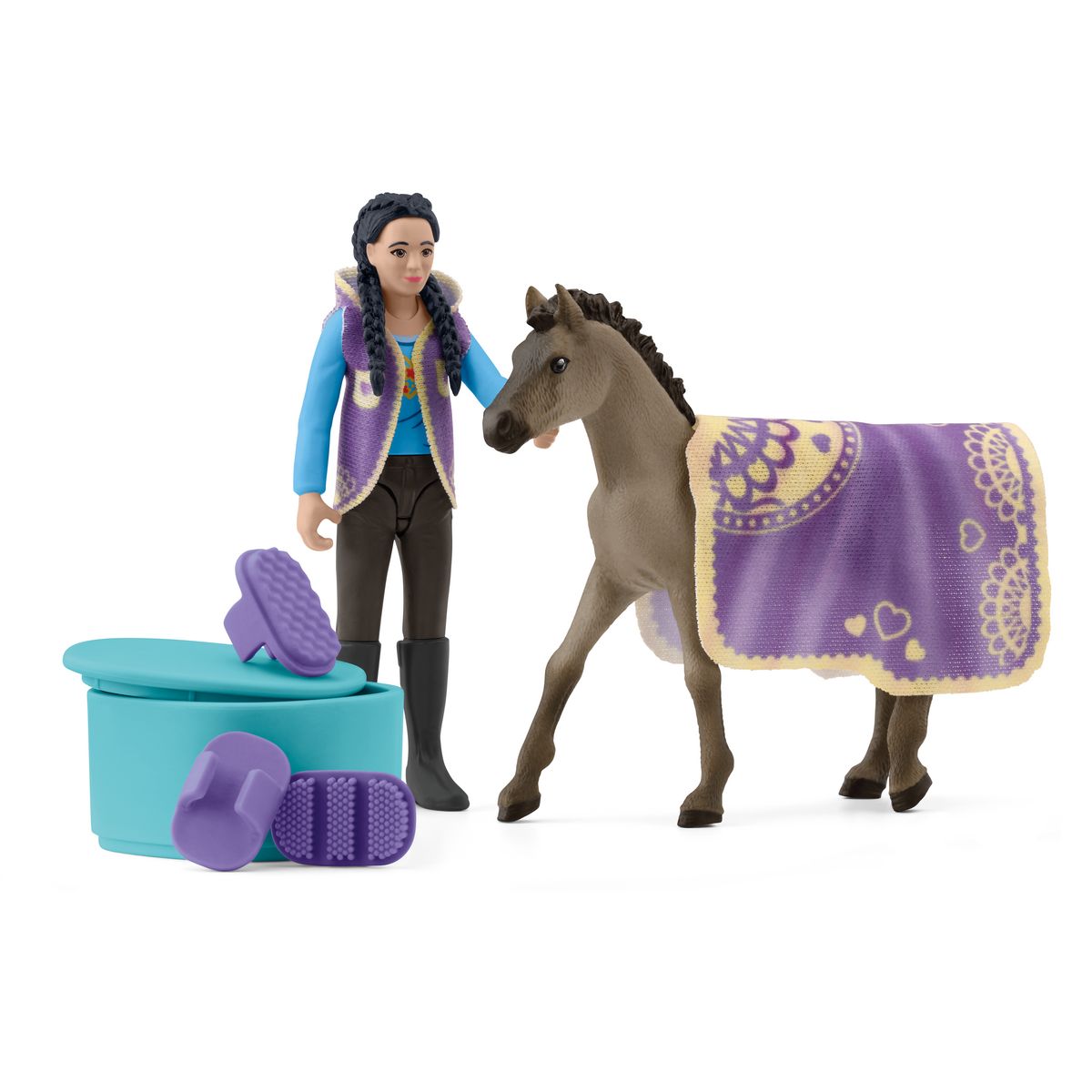 Schleich - Pocket Set - Beauty Set with Kim 42753