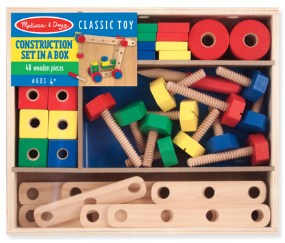 Melissa & Doug - Construction Building Set in a Box