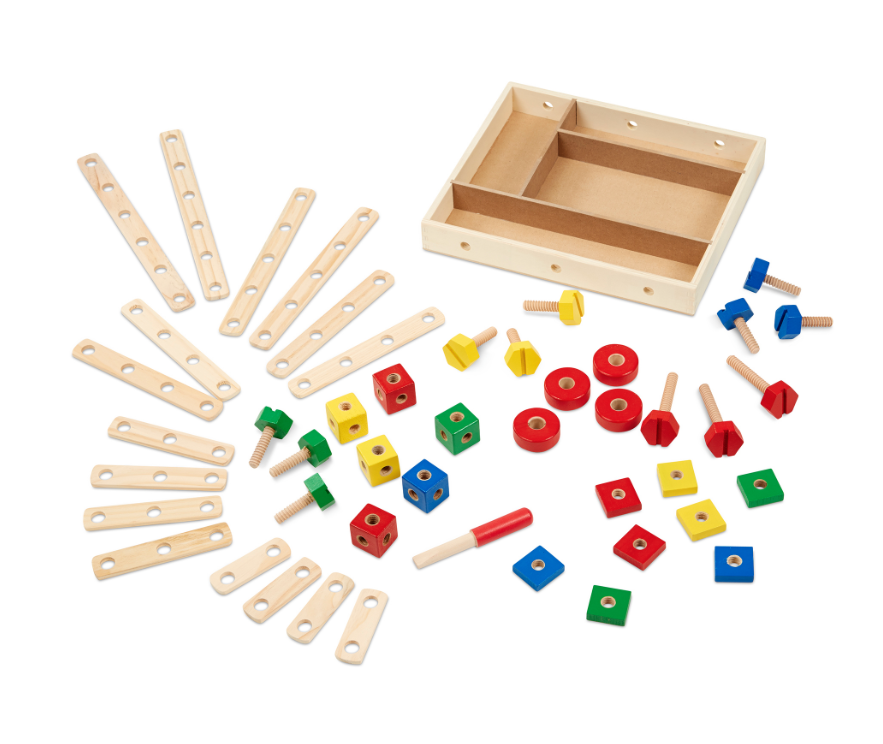Melissa & Doug - Construction Building Set in a Box