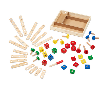 Melissa & Doug - Construction Building Set in a Box
