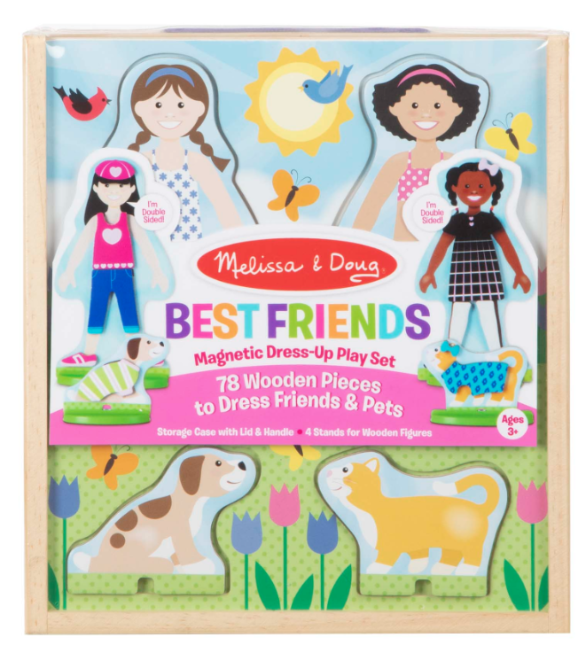 Melissa & Doug - Best Friends Magnetic Dress-Up Play Set