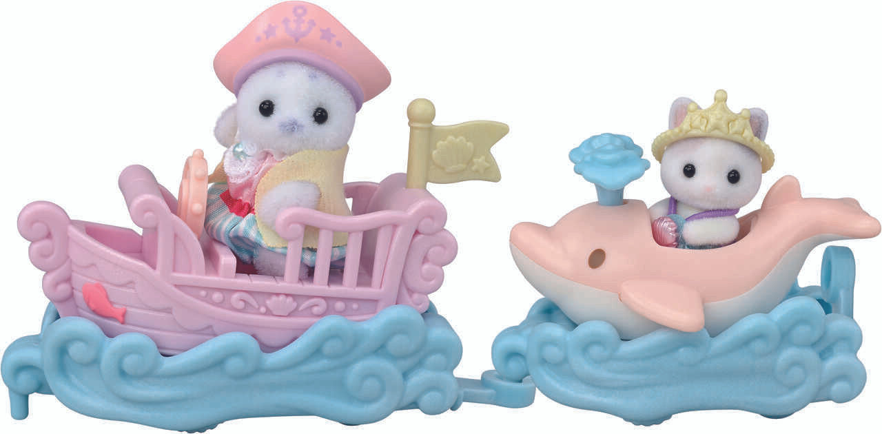 Sylvanian Families - Amusement Park Ride Set -Ride the Waves
