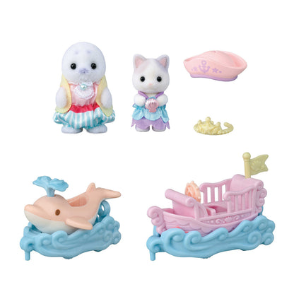 Sylvanian Families - Amusement Park Ride Set -Ride the Waves