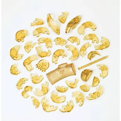 Crystal Puzzle 3D - Gold Owl
