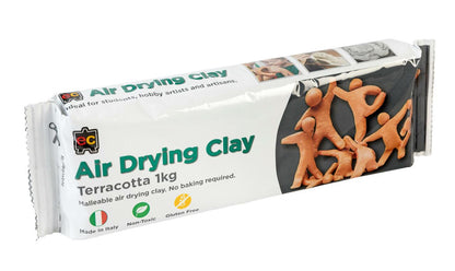Educational Colours - Air Drying Clay 1kg Terracotta