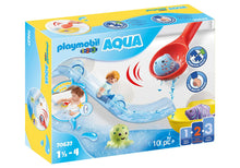 Playmobil 1.2.3 AQUA - Water Slide with Sea Animals | 70637