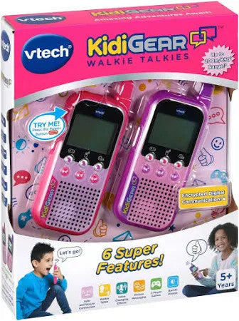 VTech - Kidigear Walkie Talkies Explorer (Pink/Purple)