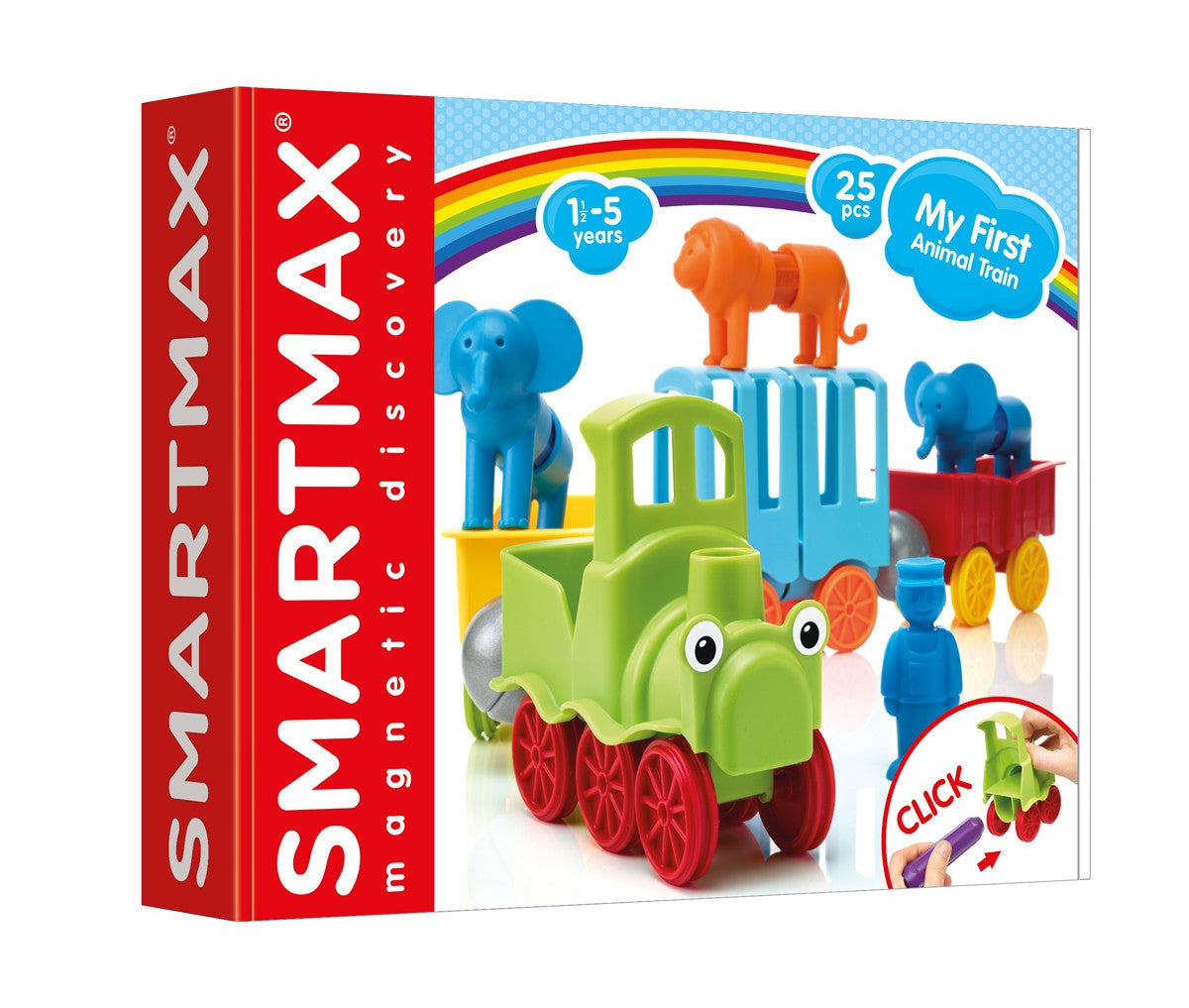 Smartmax - Magnetic Discovery- My 1st Animal Train**Slight Box Damage**