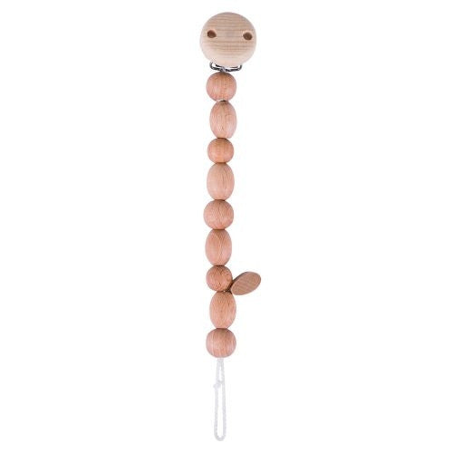 Goki - Soother Chain Natural Wooden Beads