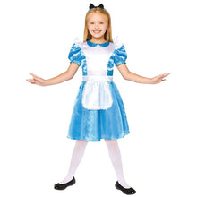 Anagram Storybook Alice Girls Costume featuring a classic Wonderland-inspired dress for children